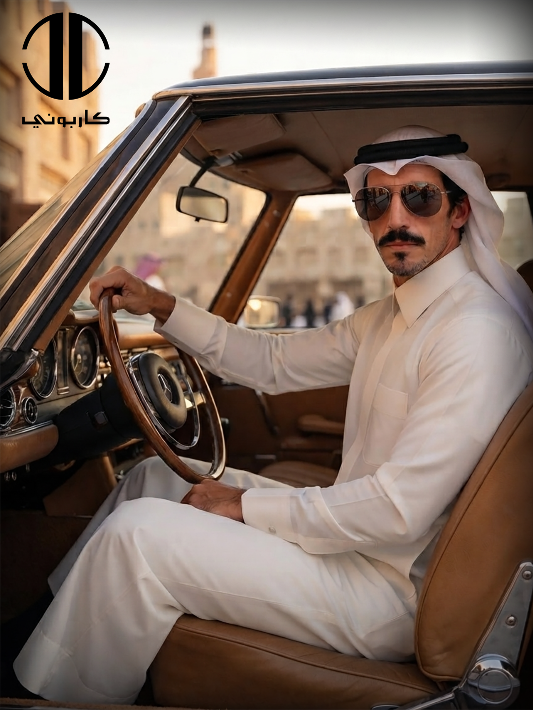 Gulf Majesty bespoke luxury thobe crafted for Arabian elegance